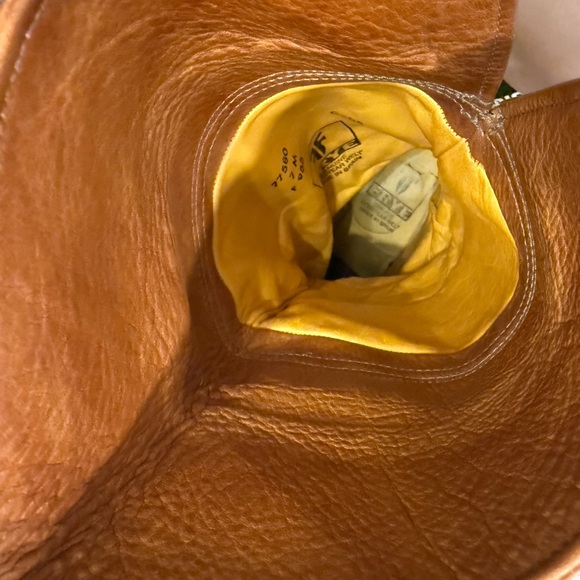 Frye Women's Brown Leather Heeled Boots - Picture 9 of 11